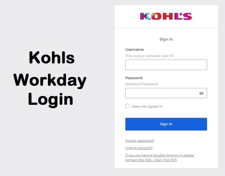 Kohls Workday Login